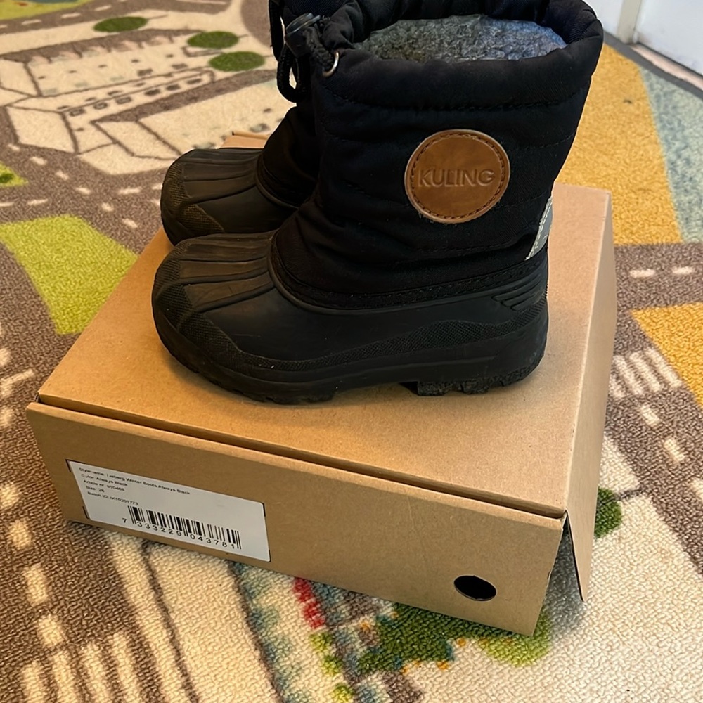 Kids Kuling Isaberg Winter Boots - black size EU 26 / US little kids toddler 9.5